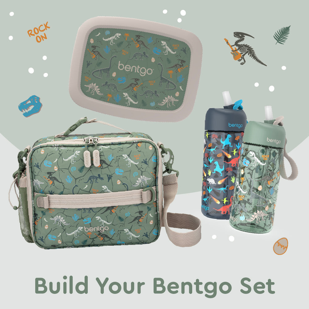 Bentgo® Kids Prints Lunch Bag - Dino Fossils | Build Your Bentgo Set