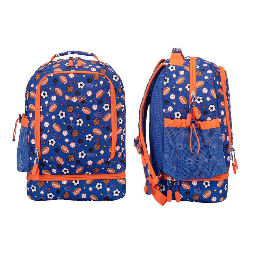 Bentgo Kids Prints Lunch Box & Backpack - Sports
