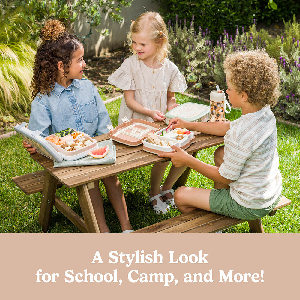 Bentgo Kids Whimsy & Wonder Prints Pack - Checker Gradient | A Stylish Look For School, Camp, And More!